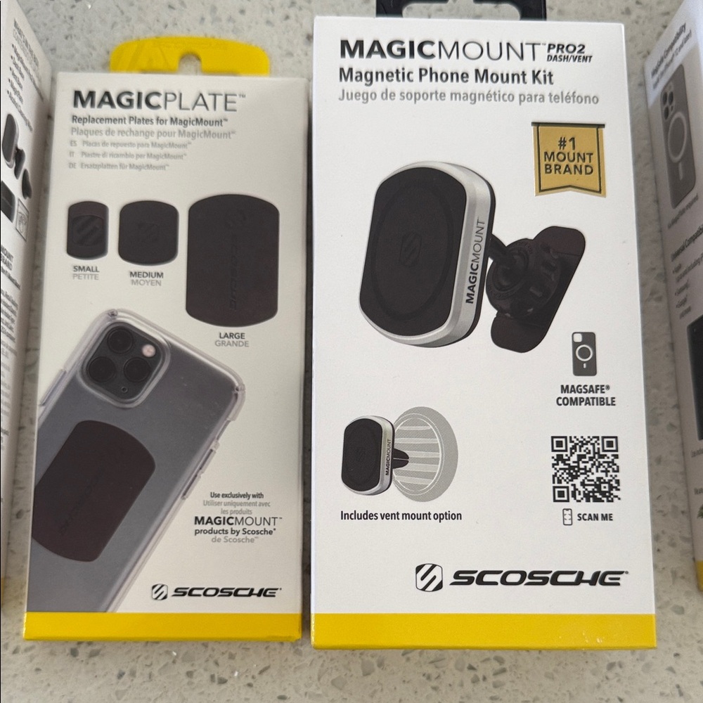 Magnetic Phone Mount Kit - Black